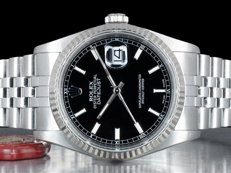 Rolex Datejust 36 Nero Jubilee 16234 Royal Black Onyx 